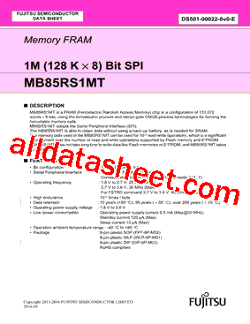 MB85RS1MTPH-G型号图片