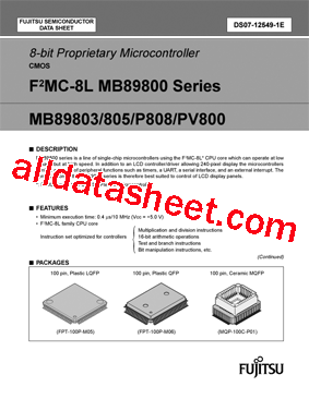 MB89803PF型号图片