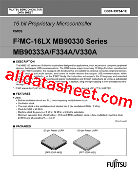 MB90333APFF型号图片