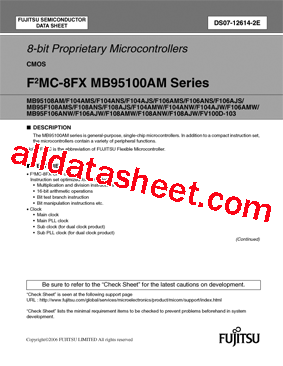 MB95F104AMWPFV型号图片