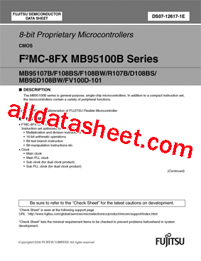 MB95F108BS型号图片