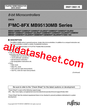 MB95F133JBWPFV型号图片