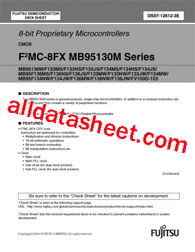 MB95F133JS型号图片