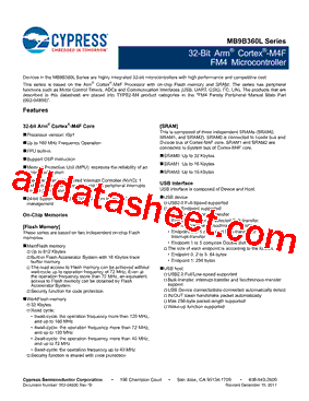 MB9BF366LPMC1型号图片