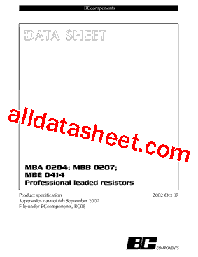 MBA0204-500.5C147K型号图片