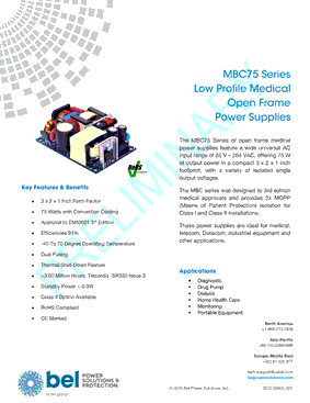 MBC75-1015L型号图片