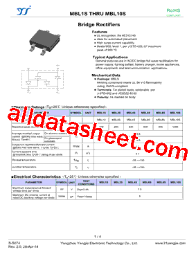 MBL1S型号图片