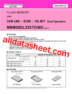 MBM29DL321BD-12型号图片