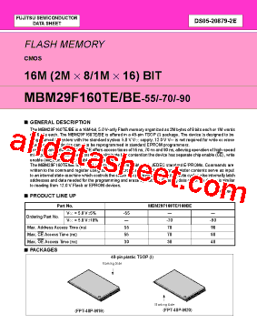 MBM29F160BE-90TR型号图片