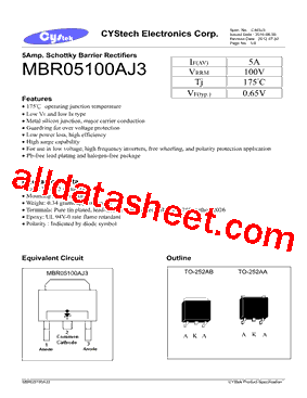 MBR05100AJ3型号图片