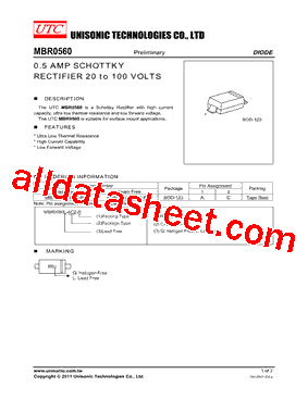 MBR0560G-CA2-R型号图片