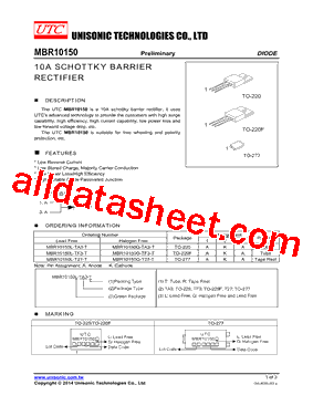 MBR10150L-TA3-T型号图片