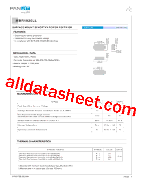 MBR1020LL型号图片