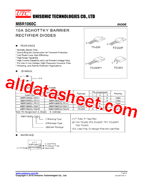 MBR1060CG-TF1-T型号图片