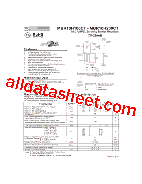 MBR10H150CT-E3/45型号图片