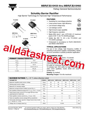 MBR10H45HE3/45型号图片