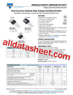 MBR10H90CT型号图片