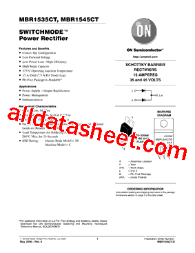MBR1545CTG型号图片