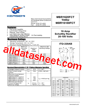 MBR1680FCT型号图片