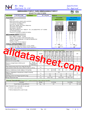 MBR20150DCT型号图片