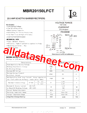 MBR20150LFCT型号图片