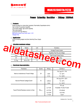 MBR20200CTH型号图片