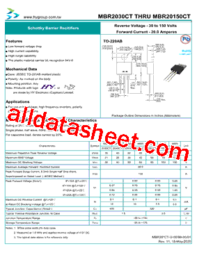 MBR2030CT_V01型号图片