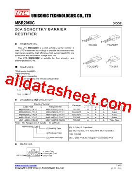 MBR2060CG-TF1-T型号图片