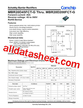 MBR20D100FCT-G型号图片