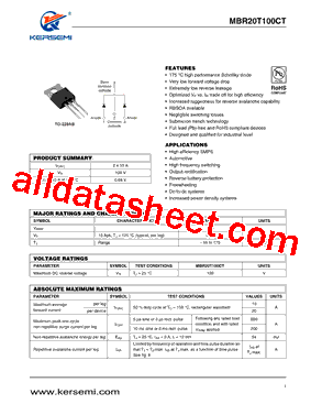 MBR20T100CT型号图片