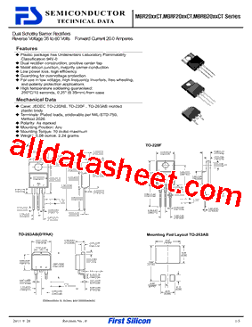 MBR20XXCT型号图片