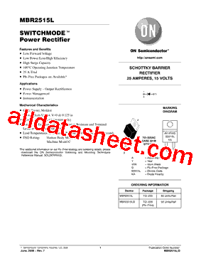MBR2515LG型号图片