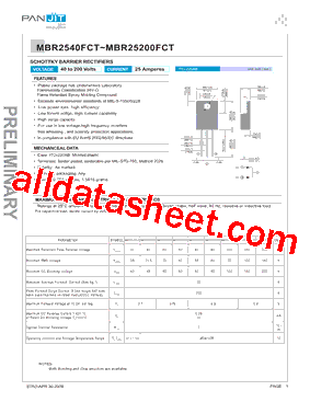 MBR2580FCT型号图片