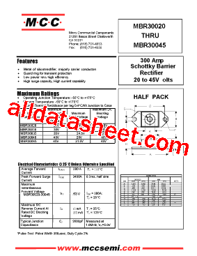 MBR30035CTR型号图片