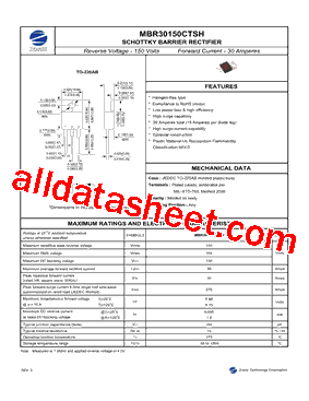 MBR30150CTSH型号图片