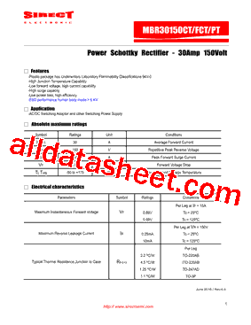 MBR30150PT型号图片