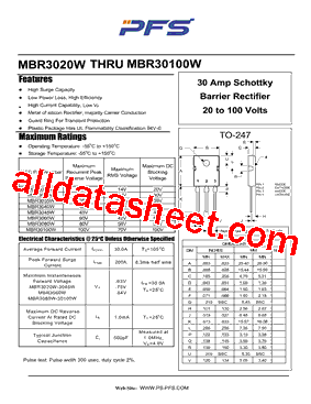 MBR3030W型号图片