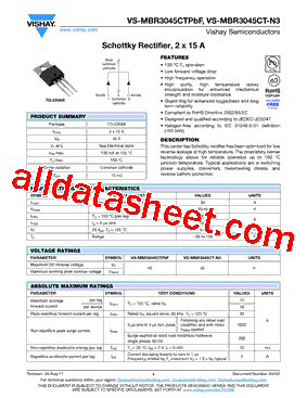 MBR3045CTPBF_12型号图片