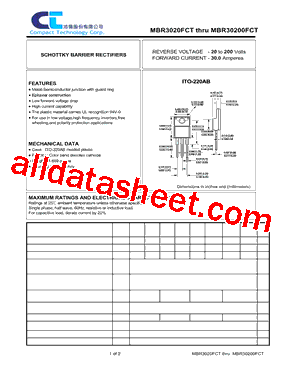MBR3050FCT型号图片