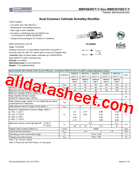 MBR3060CT-Y型号图片