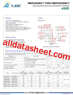 MBR3065BCT型号图片