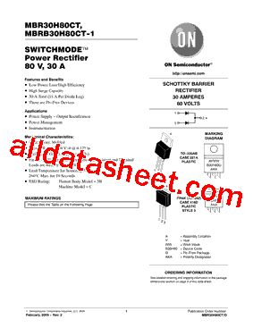 MBR30H80CT型号图片
