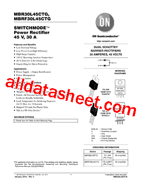 MBR30L45CTG型号图片