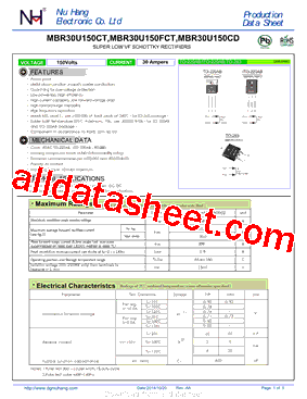 MBR30U150CT型号图片
