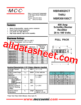 MBR40035CT型号图片