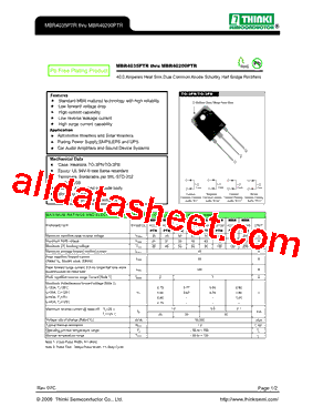 MBR40200PTR型号图片
