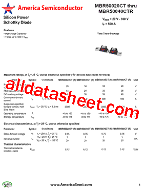 MBR50030CT型号图片