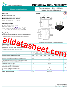 MBR5008W型号图片