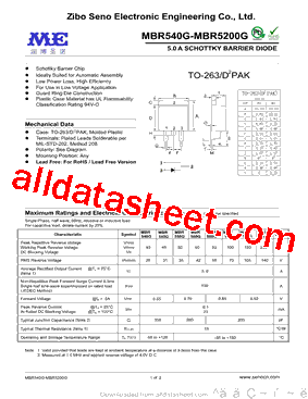 MBR540G型号图片