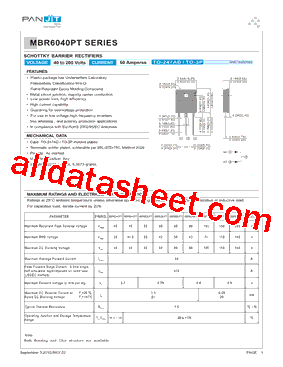 MBR60150PT型号图片